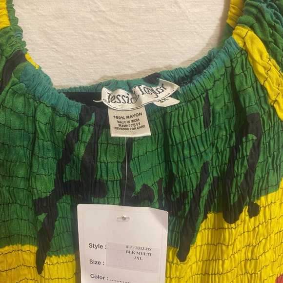 Jessica Taylor Vintage African print free size dress - Picture 2 of 2